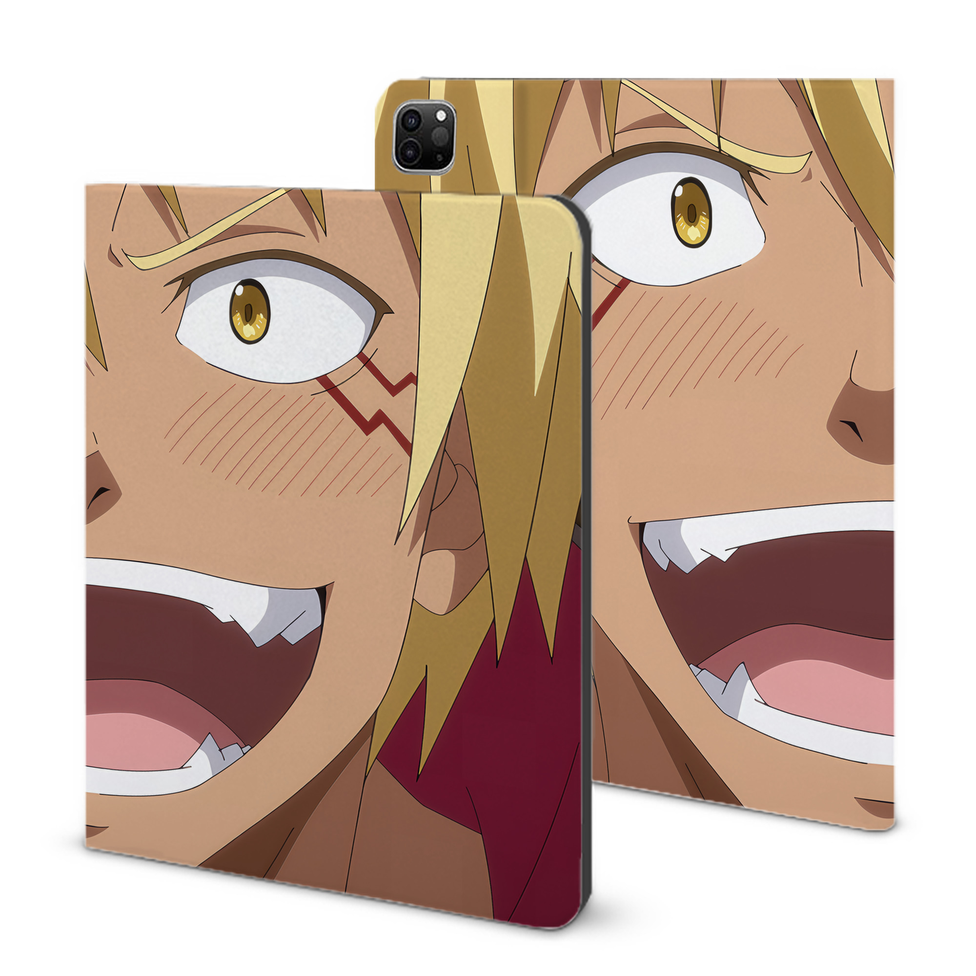 （画像用） 転スラ Regarding Reincarnated to Slime IPad ケース ブック型 PUレザー TPU 耐衝撃 軽量 薄型 ペン収納なし 全面保護 IPad 各モデル対応